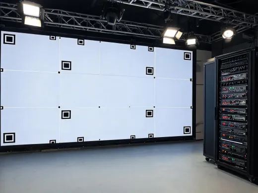 Broadcast studio LED volume