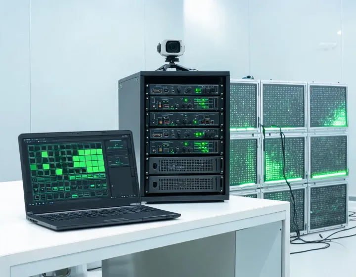 NovaStar LED controller and calibration workstation