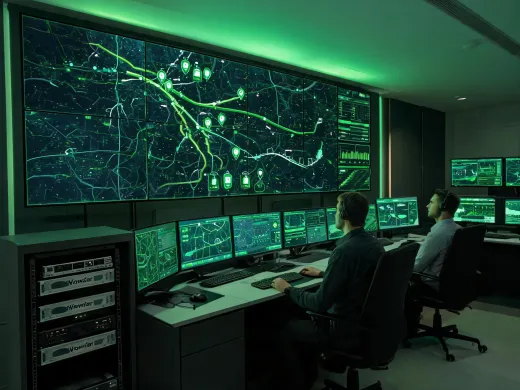 Control room LED wall