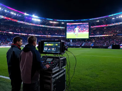 Sports stadium LED display application