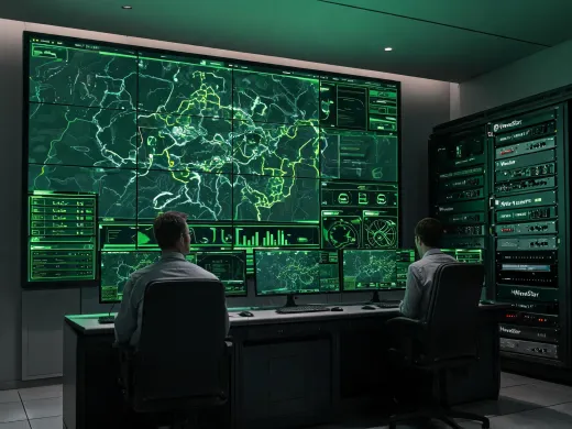Control room LED display application